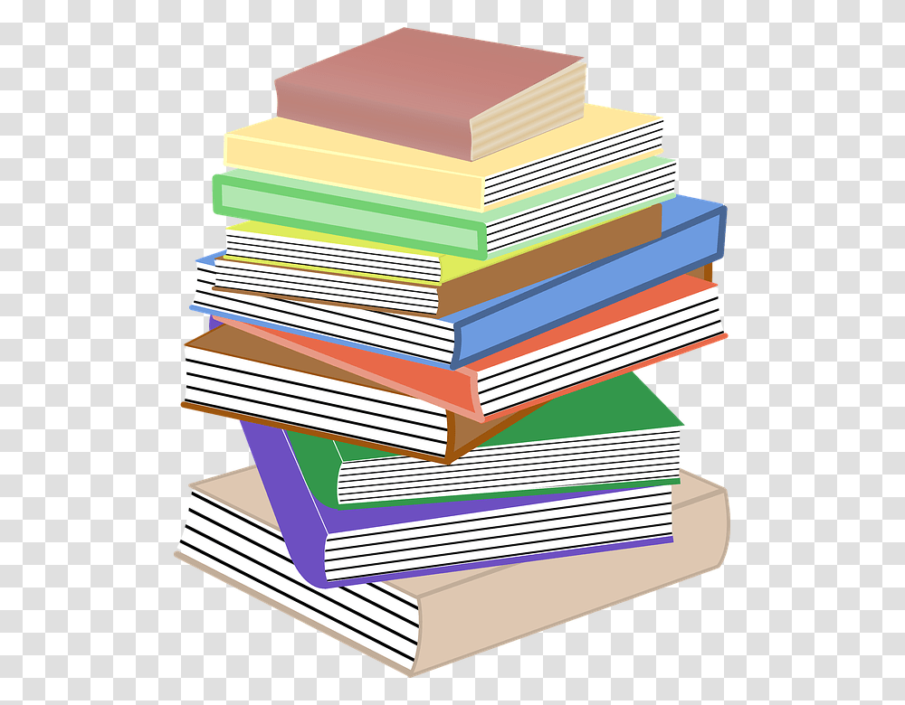 Stack Of Books Clip Art, Paper, Box, Novel Transparent Png