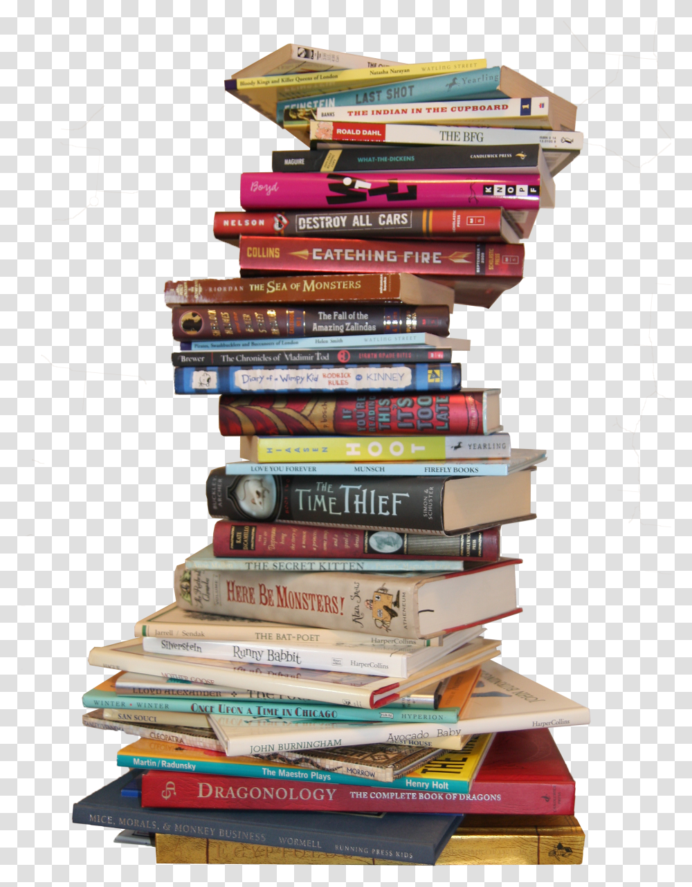 Stack Of Books Clipart Black And White Transparent Png