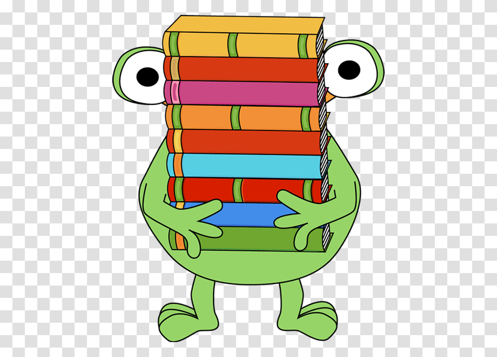 Stack Of Books Clipart Book Monster Clipart, Sweets, Food, Confectionery Transparent Png