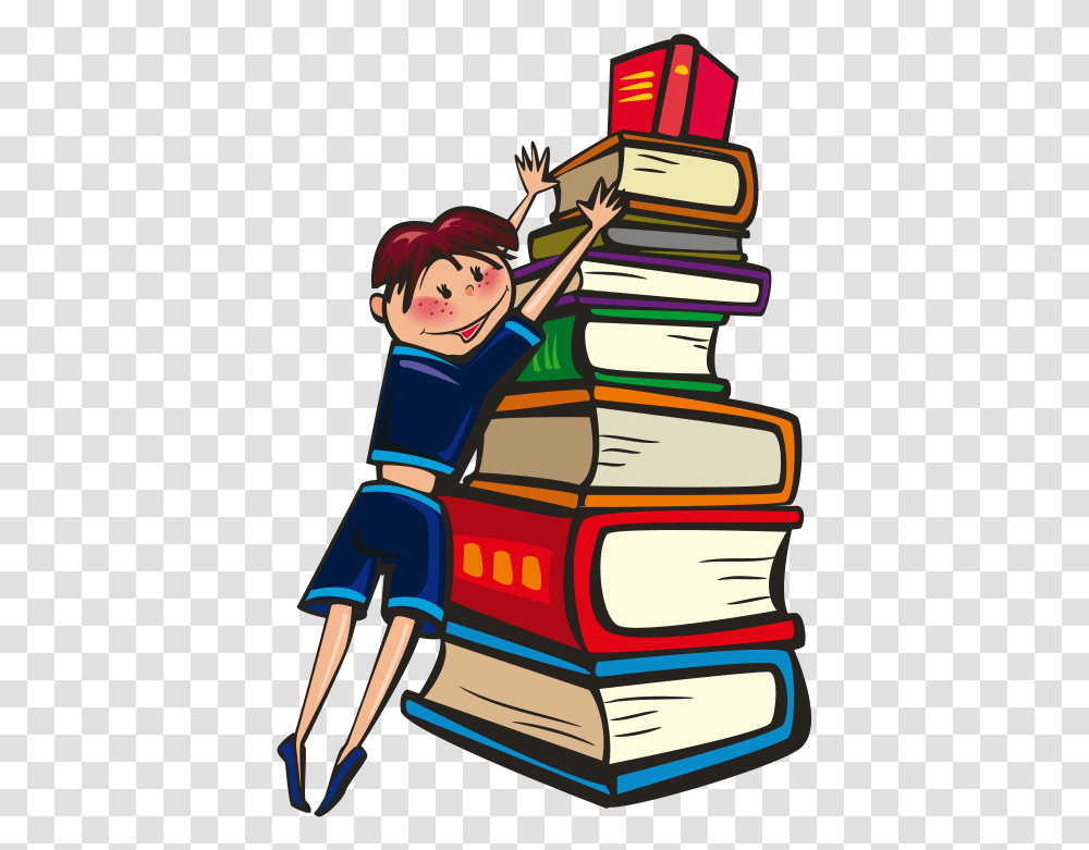 Stack Of Books Clipart Reading Title, Toy, Manga, Comics Transparent Png