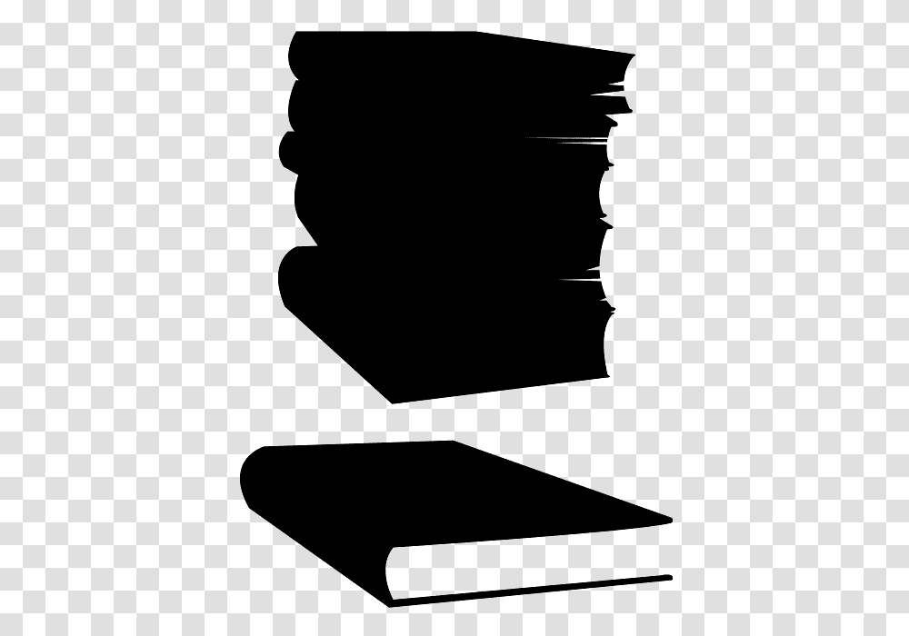 Stack Of Books Silhouette, Person, People, Outdoors Transparent Png