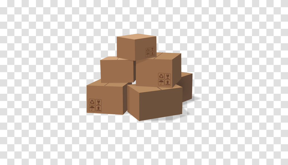 Stack Of Cardboard Boxes, Package Delivery, Carton Transparent Png