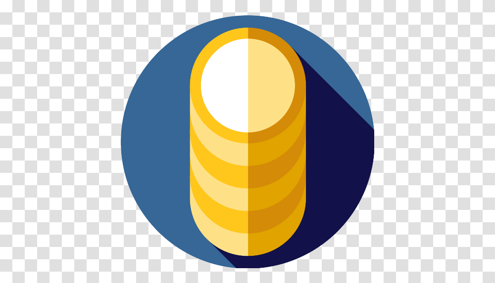 Stack Of Coins With Close Symbol Vector Svg Icon 2 Coinstack In A Circle Icon, Pill, Medication, Capsule, Cylinder Transparent Png