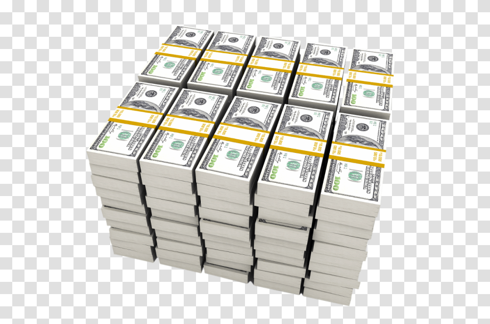 Stack Of Dollars, Money Transparent Png