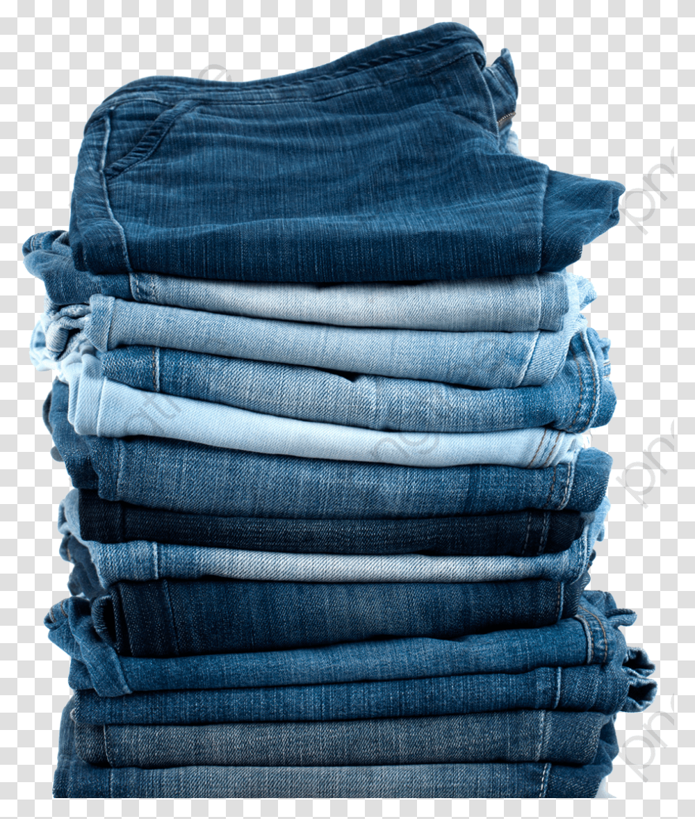 Stack Of Folded Jeans, Pants, Apparel, Denim Transparent Png