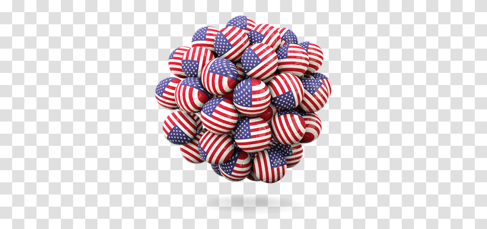 Stack Of Footballs Illustration Flag United States Dot, Symbol, Balloon, American Flag Transparent Png