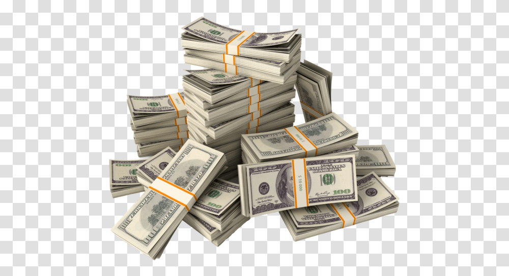 Stack Of Money, Book, Dollar Transparent Png