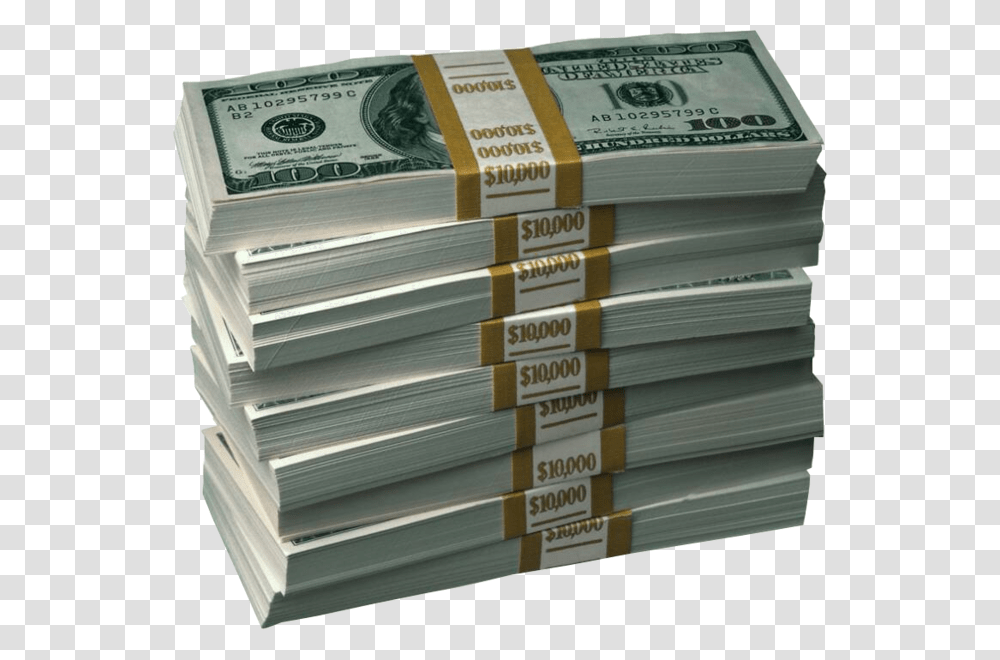 Stack Of Money Clipart, Box, Dollar Transparent Png