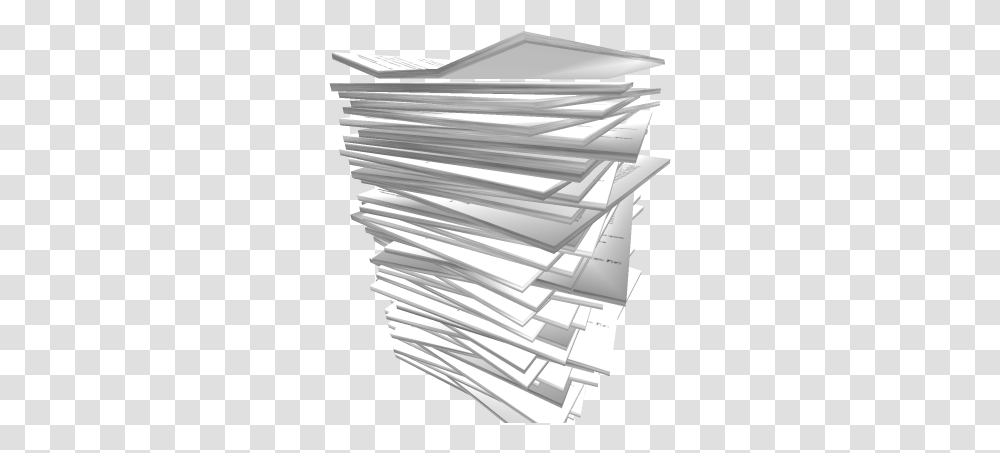 Stack Of Paper Mesh Roblox Document, Page, Text, File Transparent Png