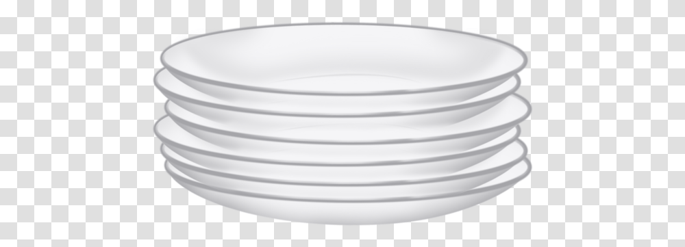 Stack Of Plates, Dish, Meal, Food, Porcelain Transparent Png