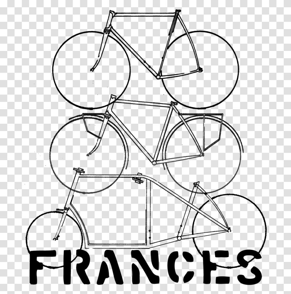 Stack Of Plates Line Art, Transportation, Vehicle, Bicycle Transparent Png
