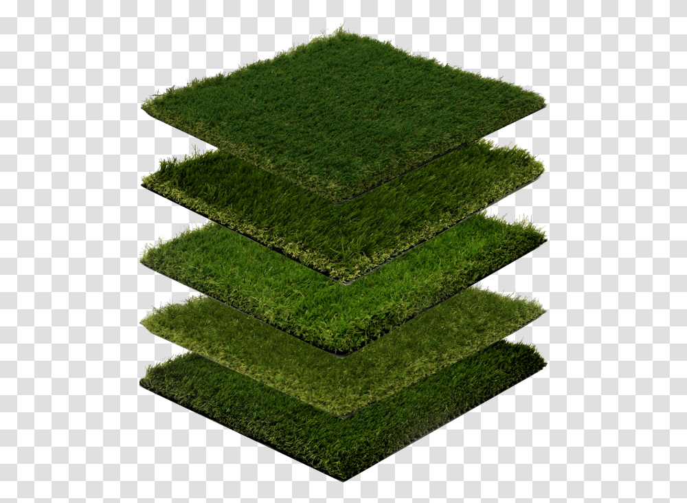 Stacked Artificial Grass Lawn, Green, Plant, Vegetation, Moss Transparent Png