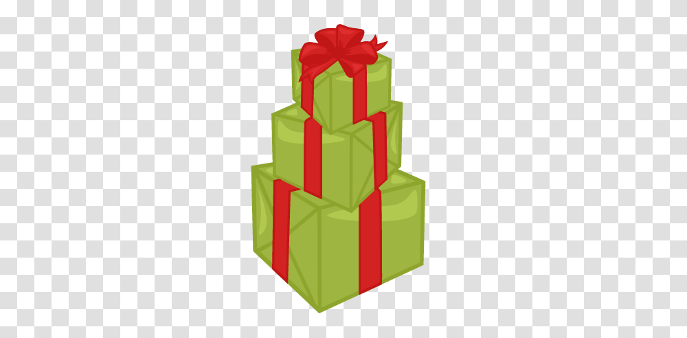 Stacked Christmas Presents Cutting For Scrapbooking, Gift Transparent Png