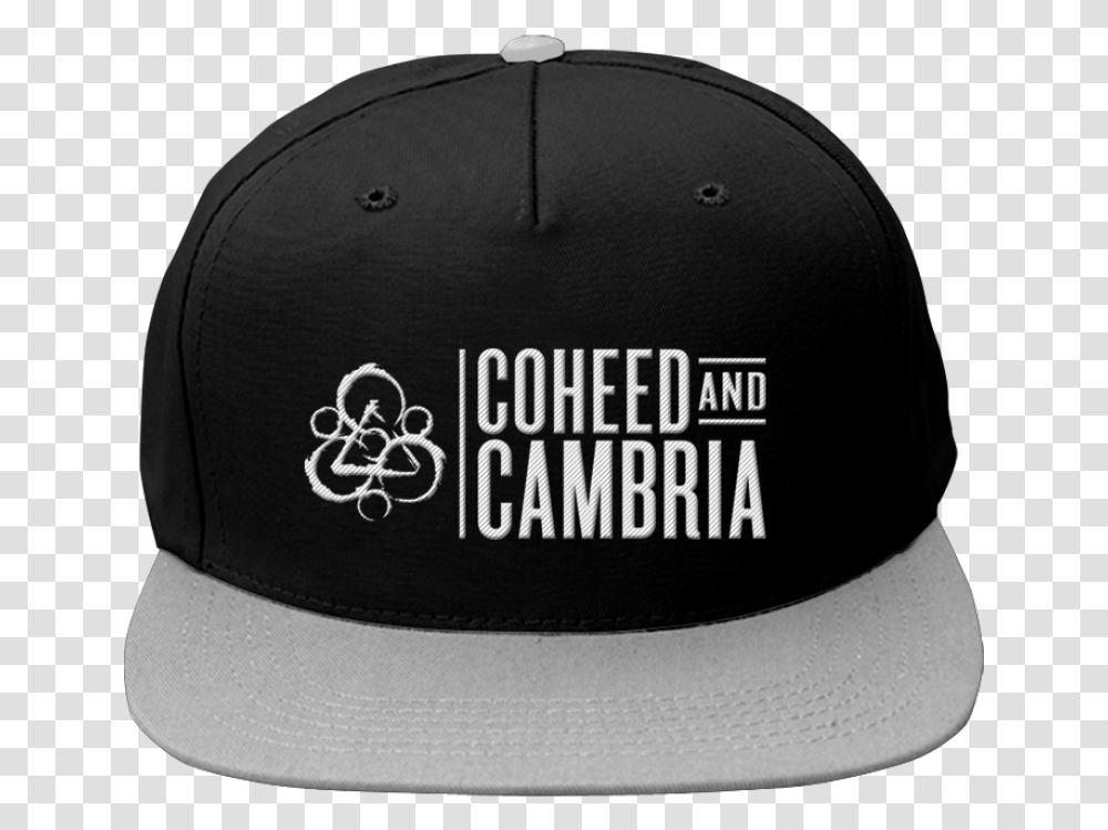 Stacked Logo Hat Cap Coheed And Cambria Keywork, Clothing, Apparel, Baseball Cap, Bathing Cap Transparent Png