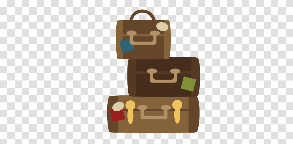 Stacked Suitcases For Scrapbooking Vacation, Luggage, First Aid, Bag, Treasure Transparent Png