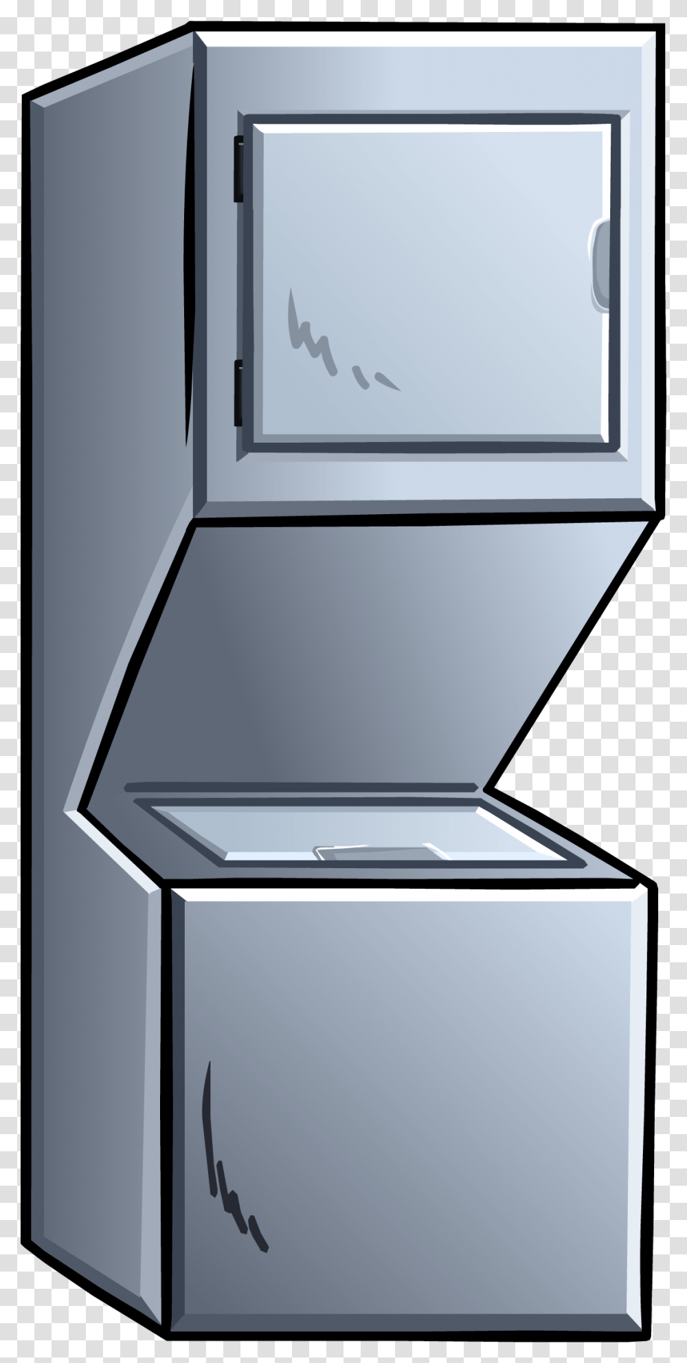 Stacking Washer And Dryer Club Penguin Washing Machine, Appliance, Mailbox, Letterbox, Refrigerator Transparent Png