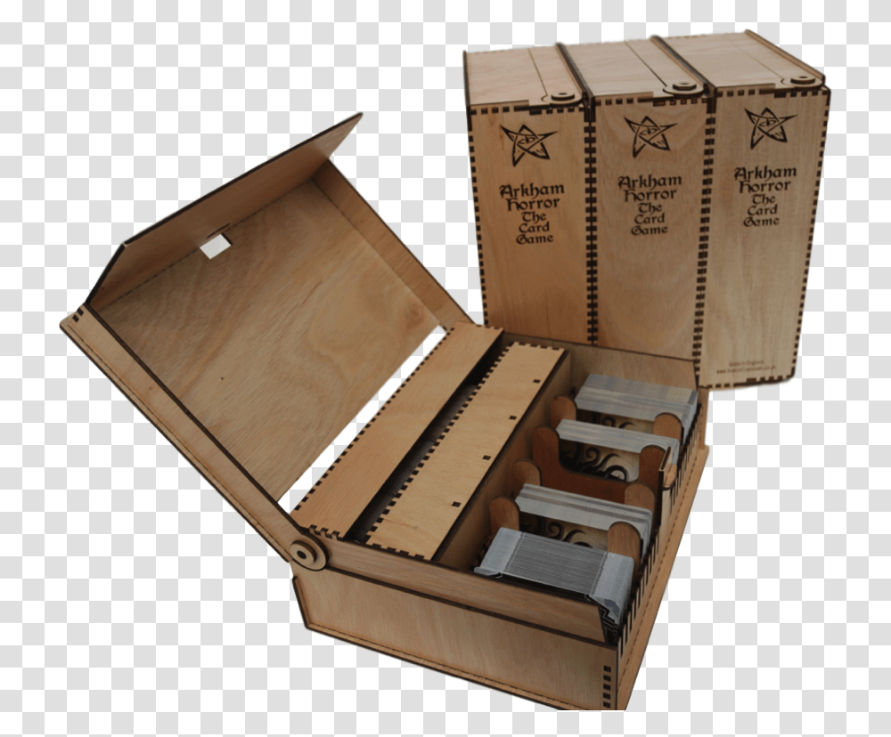 Stacks Image Arkham Horror Lcg Storage, Box, Furniture, Drawer, Cardboard Transparent Png