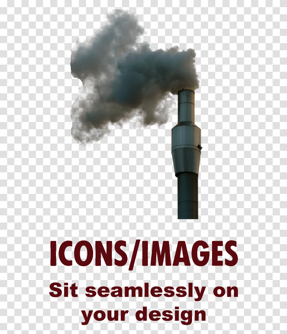 Stacks Image Smoke, Pollution, Poster, Advertisement, Building Transparent Png