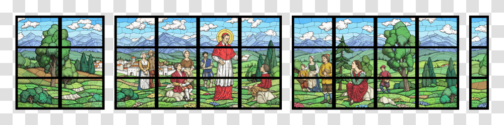 Stacks Image Stained Glass, Person, Human Transparent Png