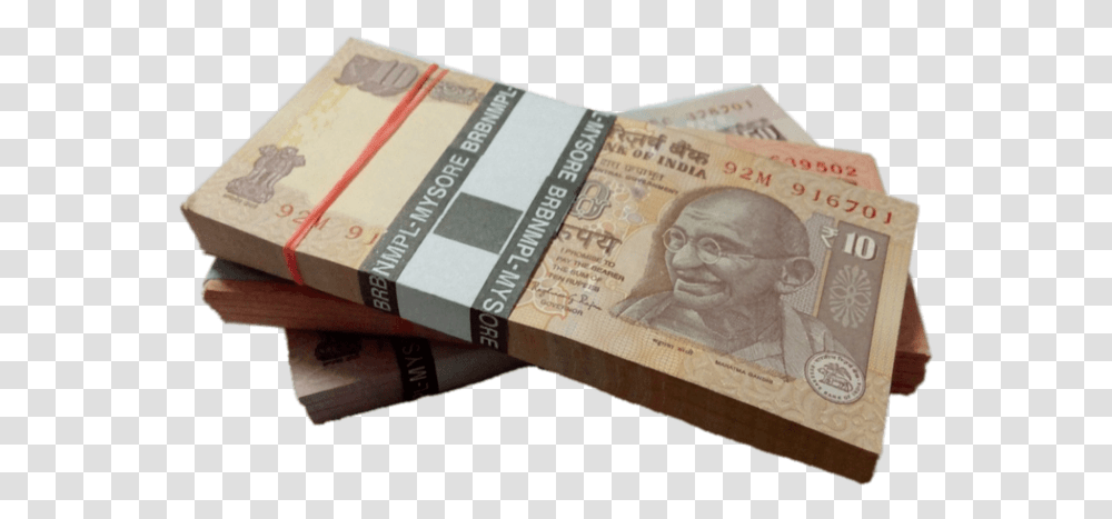 Stacks Of Rupee Notes Indian Currency In, Money, Person, Human, Dollar Transparent Png