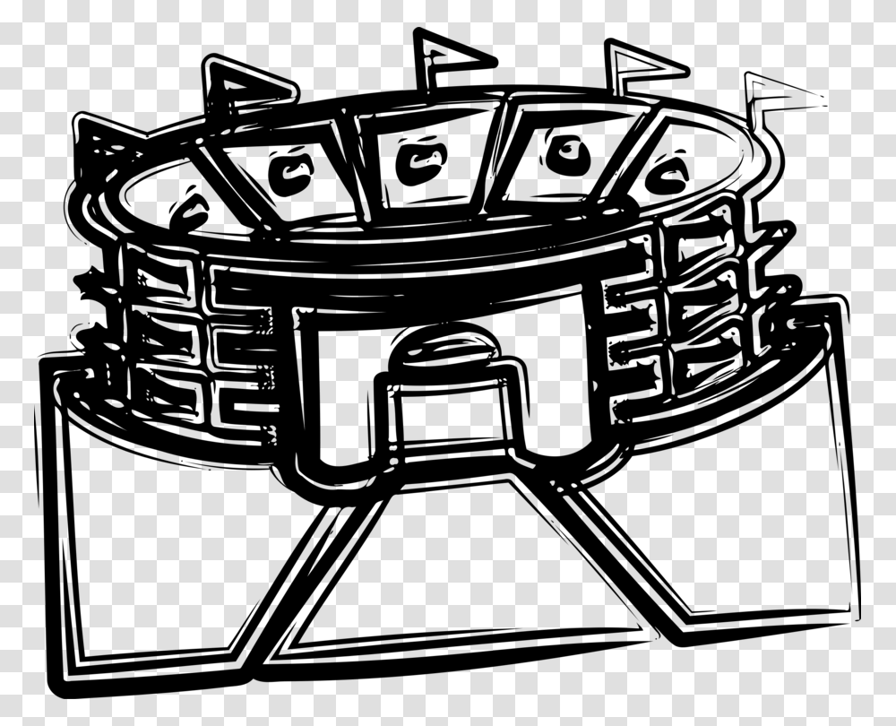 Stadium Sports Arena Black And Stadium Black And White Clipart, Gray, World Of Warcraft Transparent Png