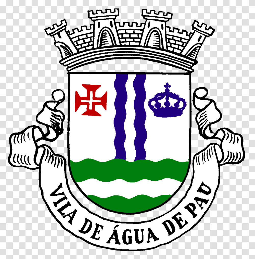 Stadtwappen Agua De Pau Crest, Logo, Trademark, Emblem Transparent Png