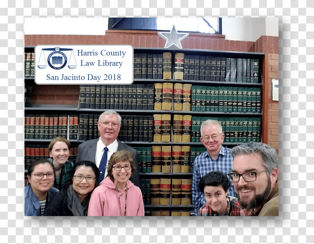 Staff At The Harris County Law Library Take A, Person, Glasses, Suit Transparent Png