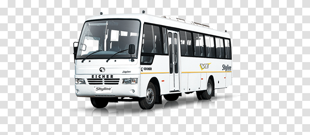 Staff Bus Services In Chennai Eicher Skyline Bus 32 Seater, Vehicle, Transportation, Minibus, Van Transparent Png