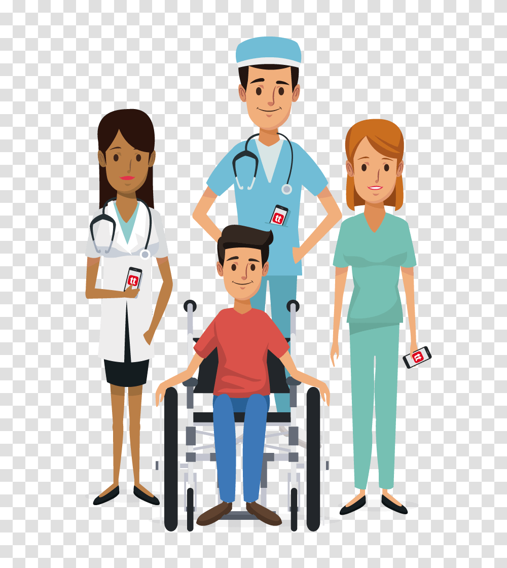 Staff Clipart Healthcare Staff, Person, Human, People, Family Transparent Png