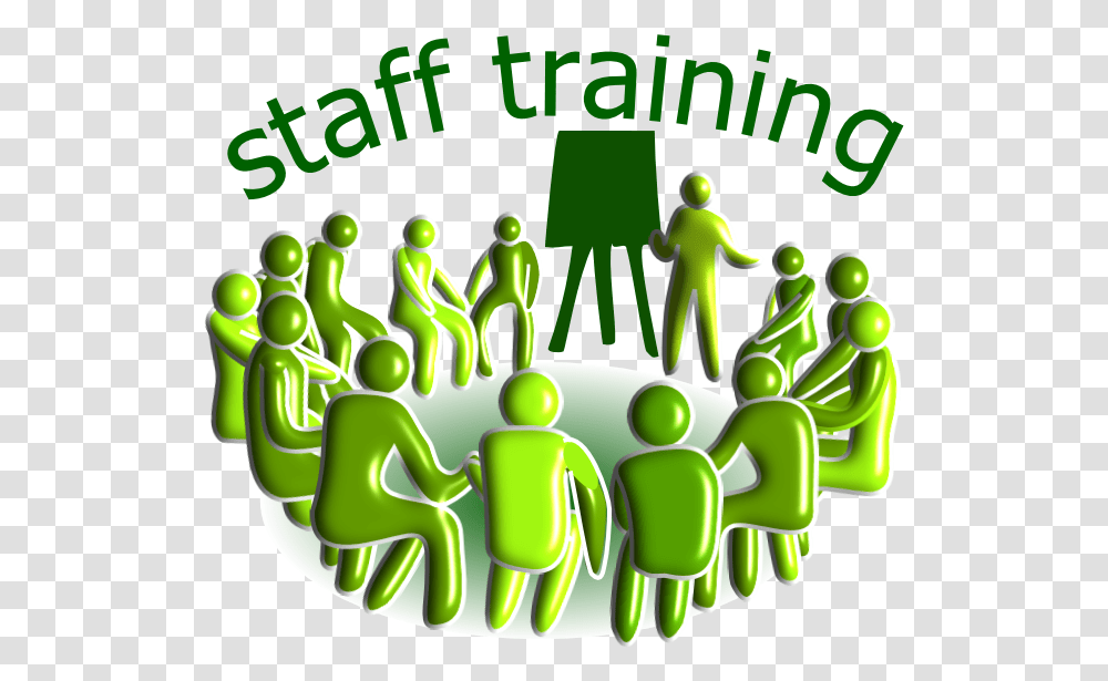 Staff Clipart Training Day Training And Development Clip Art, Green, Bowling, Birthday Cake, Dessert Transparent Png