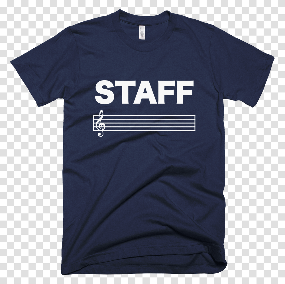 Staff Music Funny T Shirt T Shirt, Apparel, T-Shirt Transparent Png