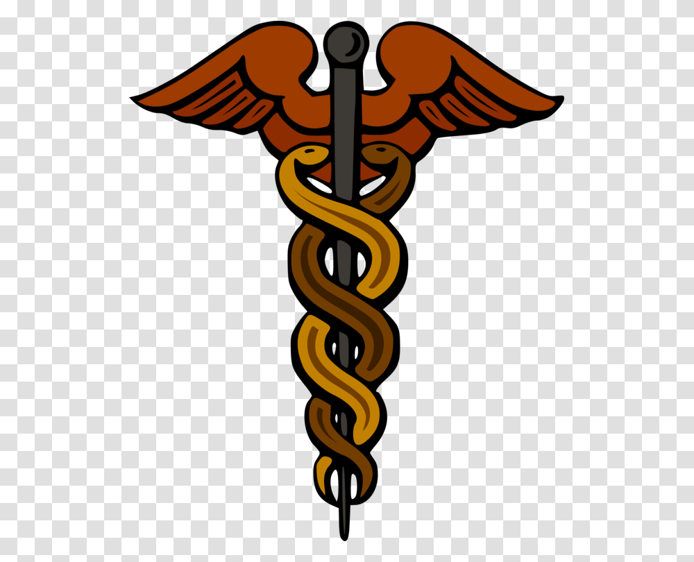 Staff Of Hermes Caduceus As A Symbol Of Medicine Rod Of Asclepius, Emblem, Chain Transparent Png