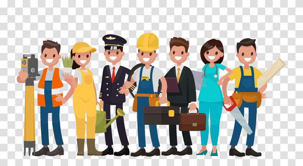 Staff People Working Clipart, Person, Shoe, Crowd, Music Band Transparent Png
