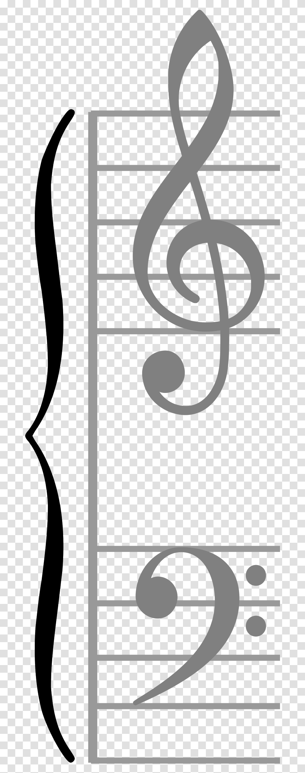 Staff Piano Landmarks, Text, Alphabet, Label, Number Transparent Png