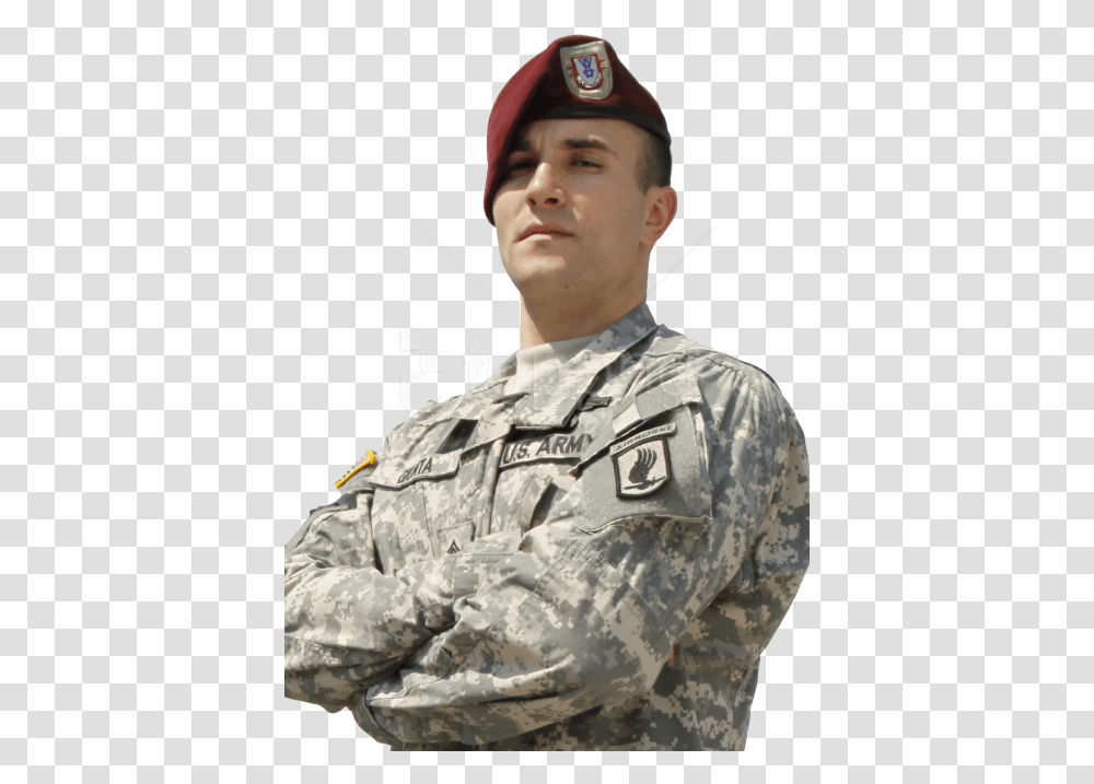 Staff Sgt Salvatore Giunta, Military Uniform, Person, Human, Army Transparent Png