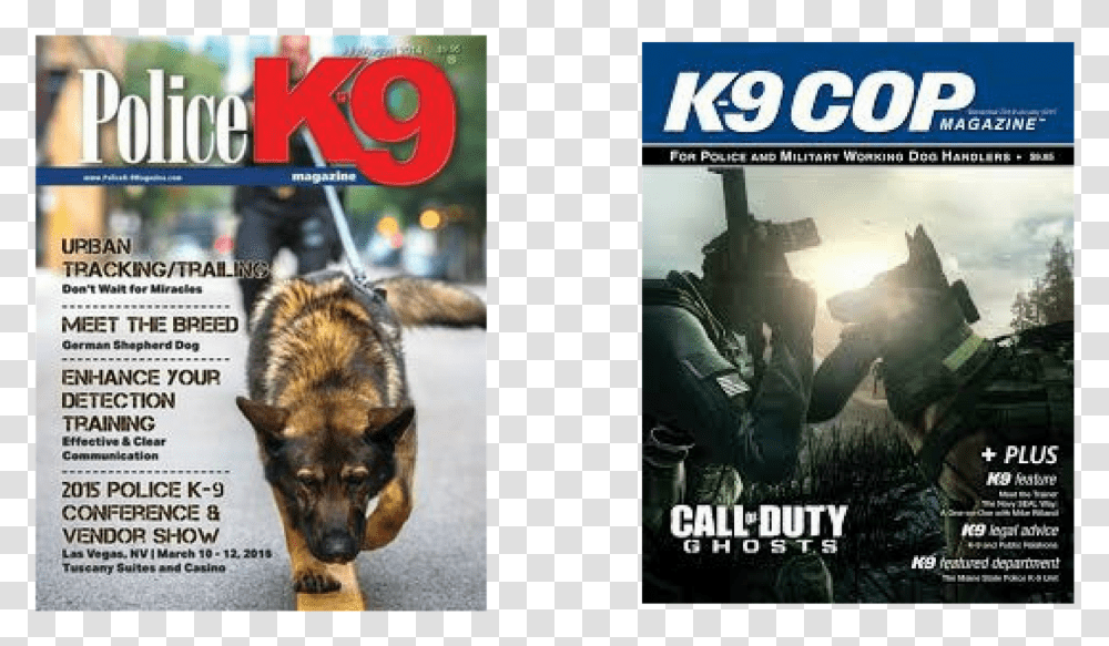 Staff Writer For Police K9 And K9 Cop Magazines K9 Cop Magazine Cover, Animal, Mammal, Advertisement, Police Dog Transparent Png