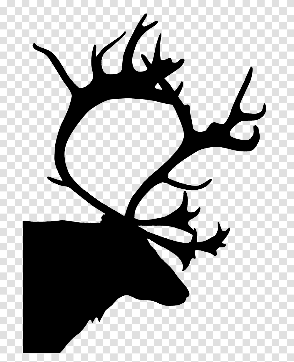 Stag Vector Silhouette Reindeer, Gray, World Of Warcraft Transparent Png