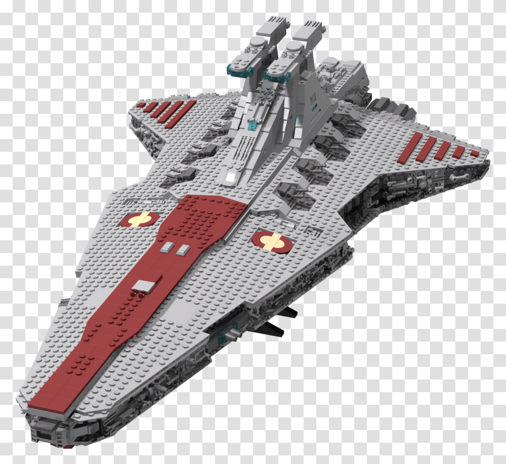 Stage 4 Lego Imperial Star Destroyer Moc, Spaceship, Aircraft, Vehicle, Transportation Transparent Png