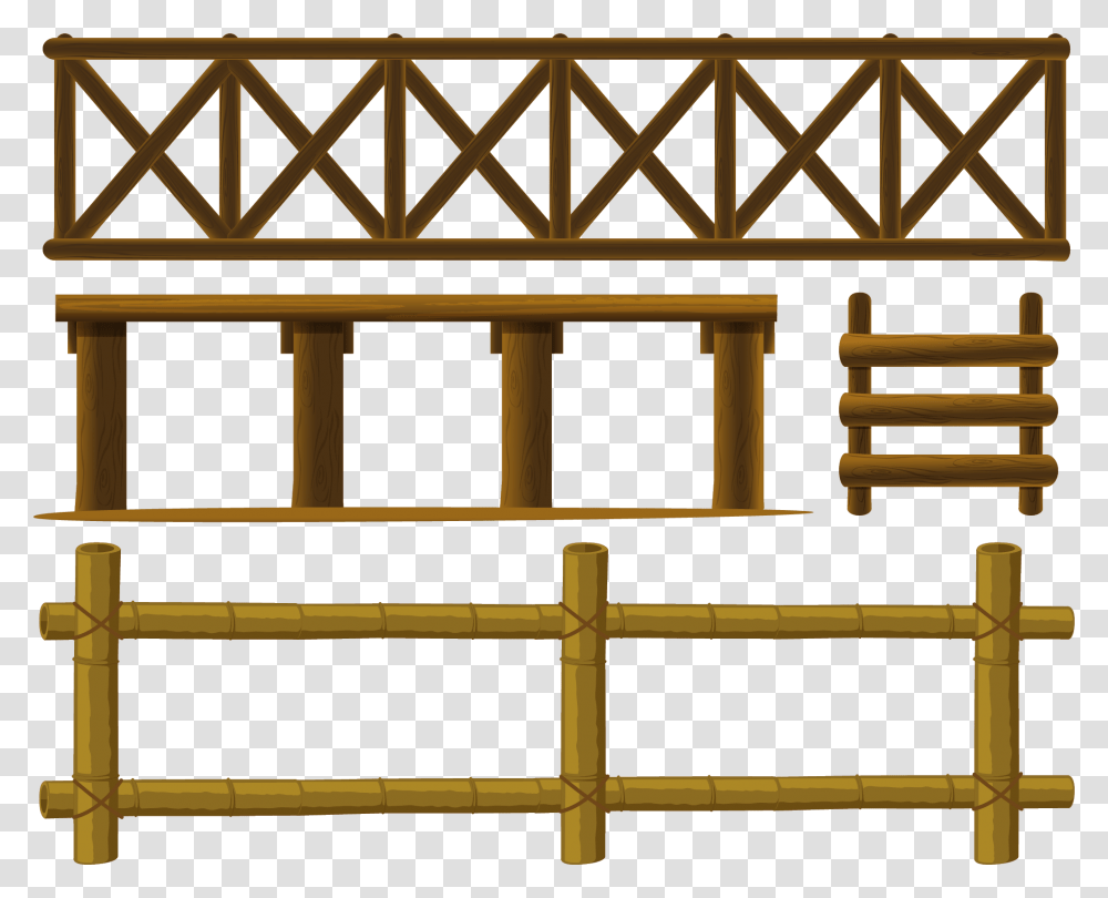 Stage Clipart Black And White, Handrail, Railing, Gate, Guard Rail Transparent Png