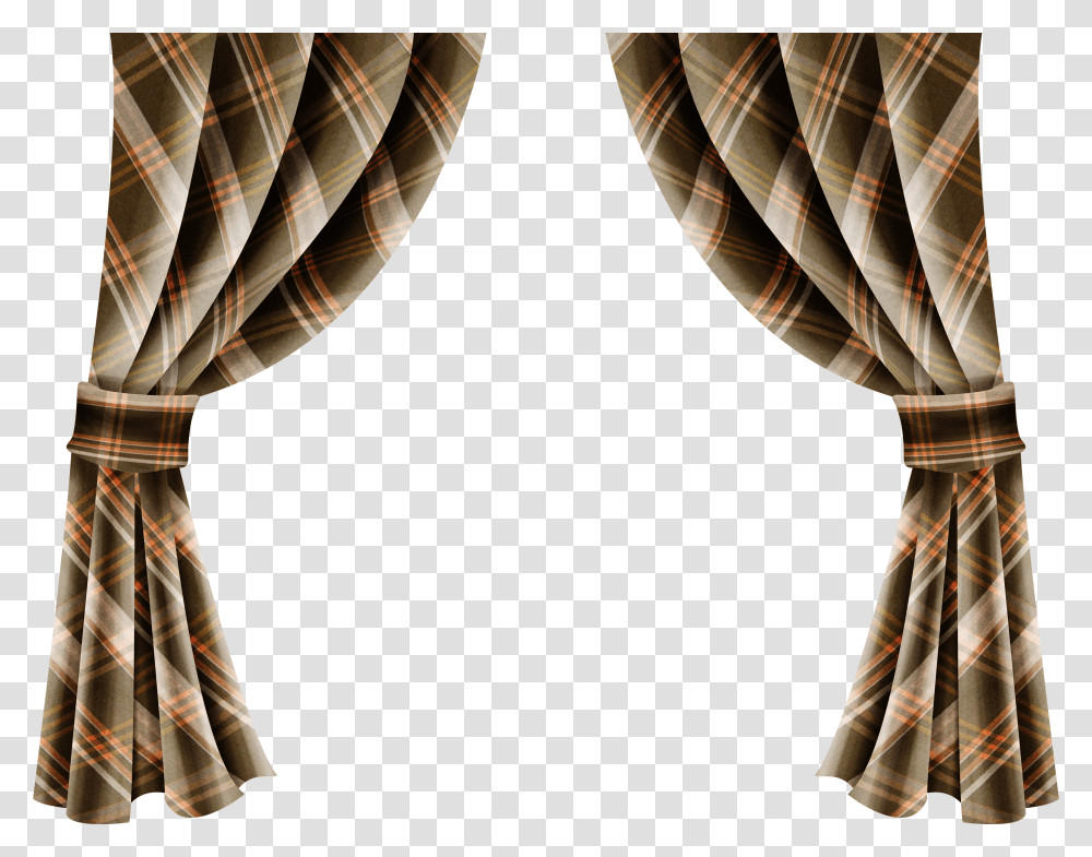 Stage Curtains Clipart Window Brown Curtain Clipart Transparent Png