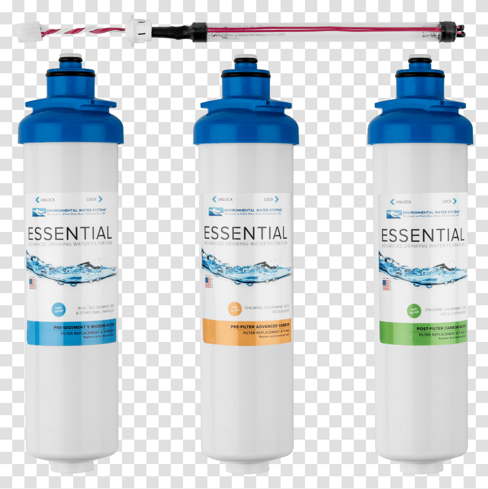 Stage Reverse Osmosis Replacement Filters, Bottle, Shaker Transparent Png