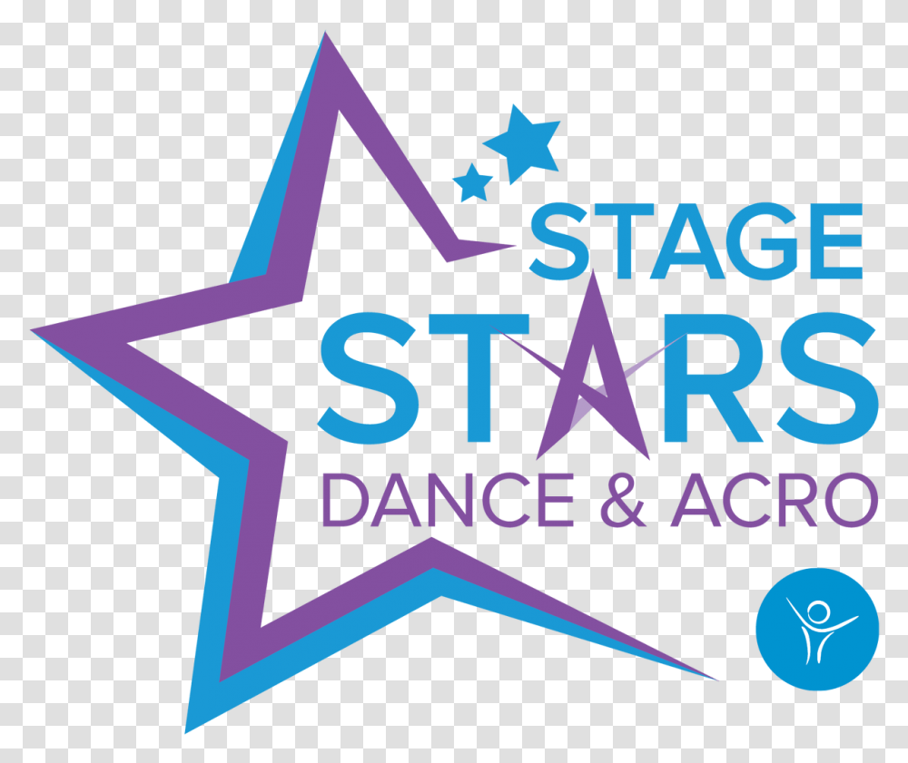 Stage Stars Dance And Acro Studio Hockessin Graphic Design, Symbol, Star Symbol Transparent Png