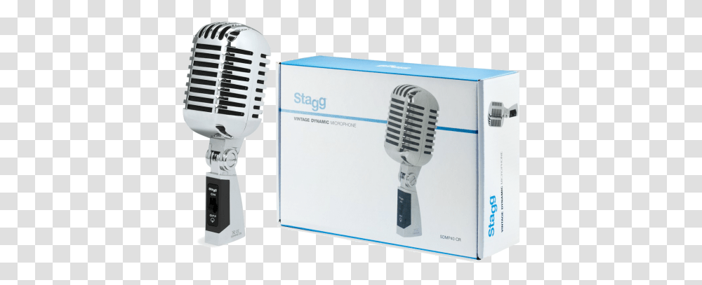 Stagg Sdmp40 Cr Vintage Dynamic Microphone Stage Depot Stagg Sdmp40cr, Electrical Device, Karaoke, Leisure Activities Transparent Png