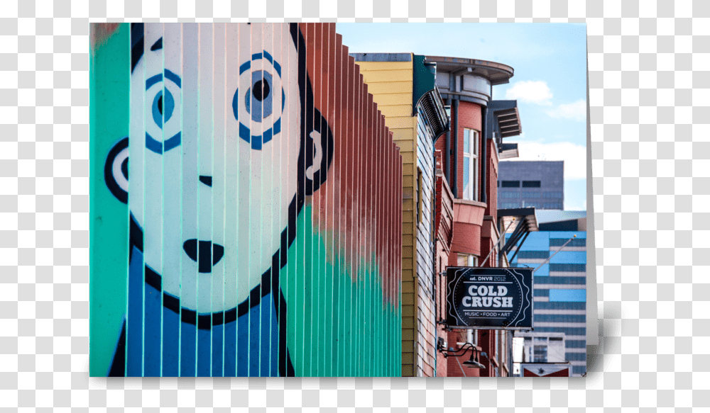 Staggered Face Greeting Card Illustration, Shipping Container, Mural, Vehicle Transparent Png