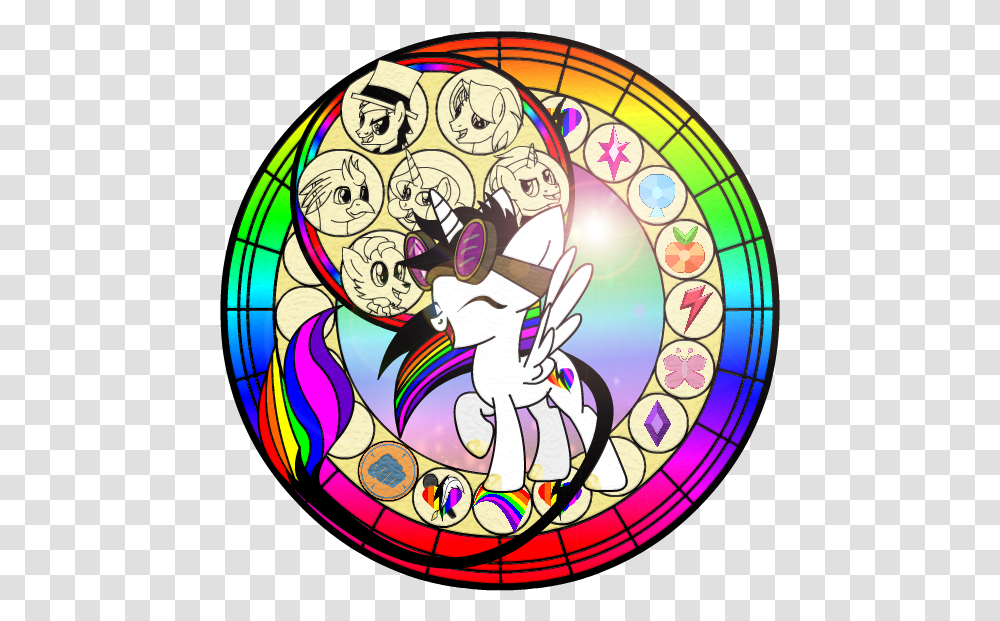 Stain Glass Lightning Bliss By Lightning Bliss Circle, Stained Glass Transparent Png