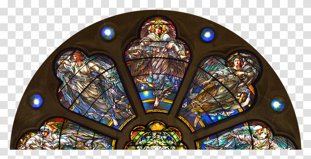 Stained Glass, Person, Human, Architecture Transparent Png