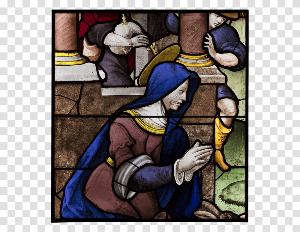 Stained Glass, Person, Human, Painting Transparent Png