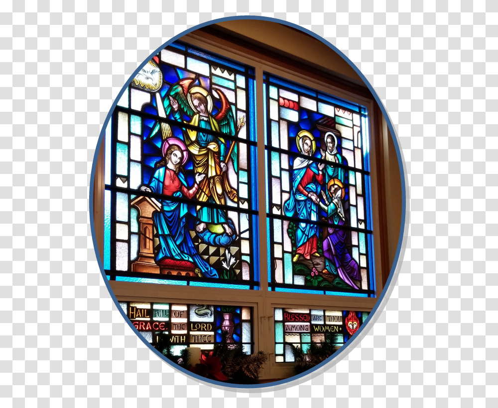 Stained Glass, Person, Human, Window Transparent Png