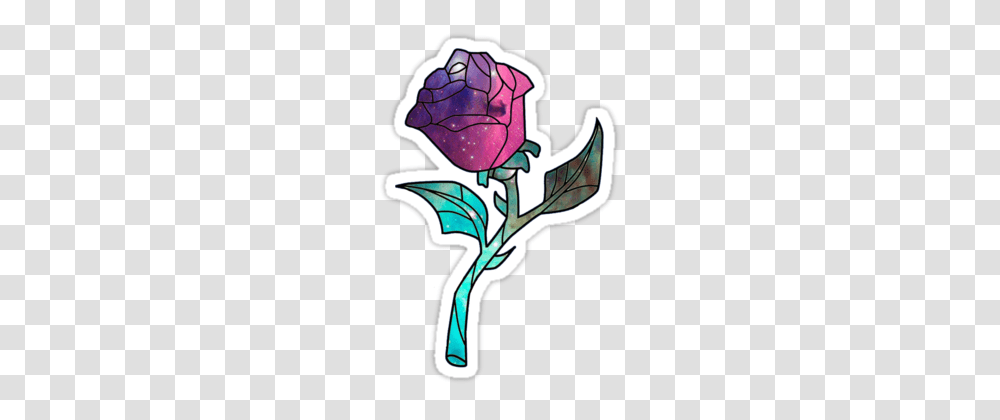 Stained Glass Clipart Rose, Plant, Flower, Blossom Transparent Png