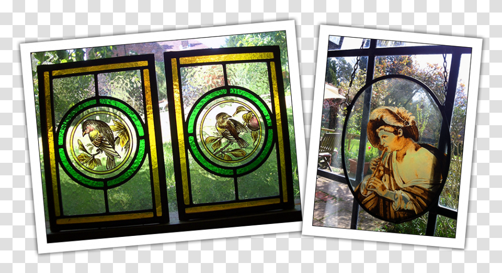 Stained Glass, Person, Human, Clock Tower Transparent Png